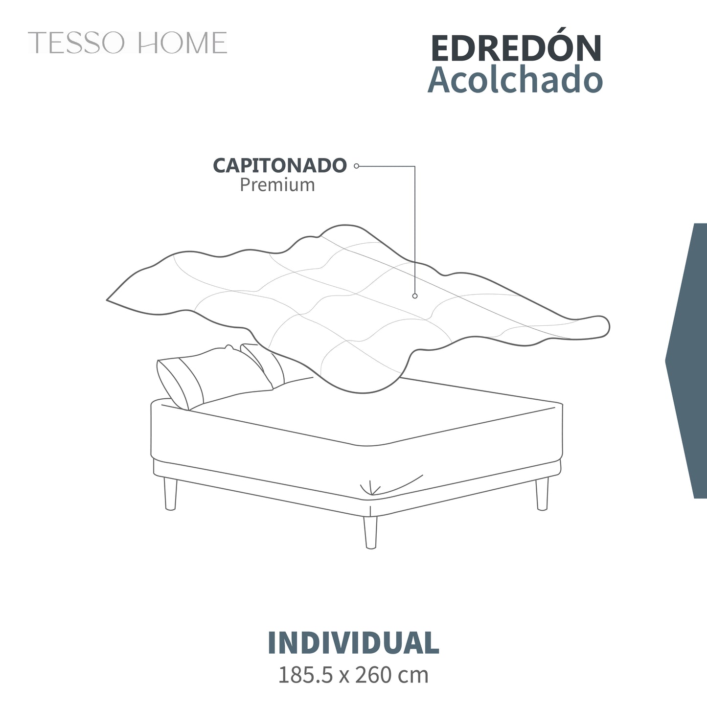 ALVANA Edredón Acolchado Extra Grande Hipoalergénico Relleno Suave de Microfibra Down Alternative Ideal para Todo el Año Uso como Edredón o para Funda Duvet