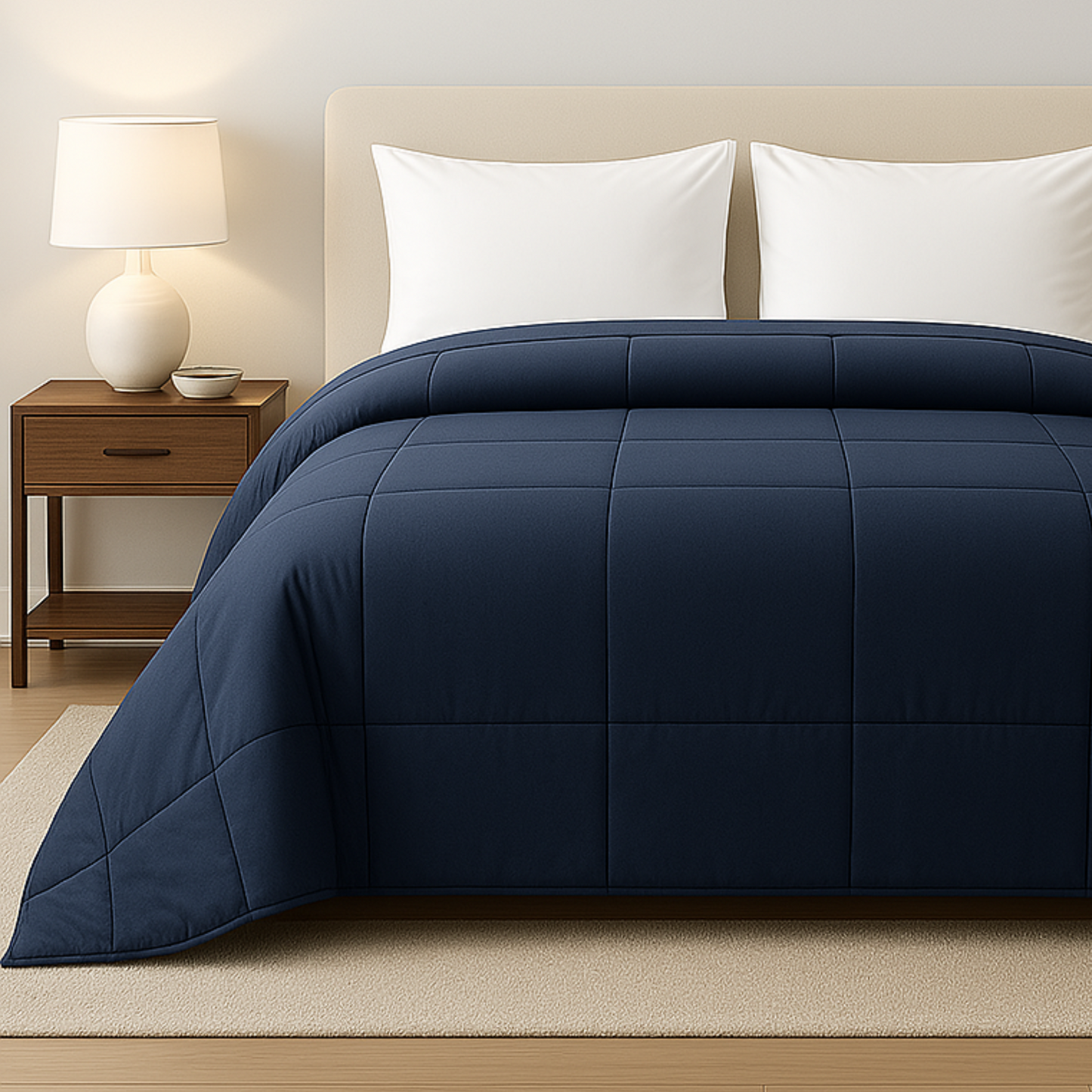 ALVANA Edredón Acolchado Extra Grande Hipoalergénico Relleno Suave de Microfibra Down Alternative Ideal para Todo el Año Uso como Edredón o para Funda Duvet