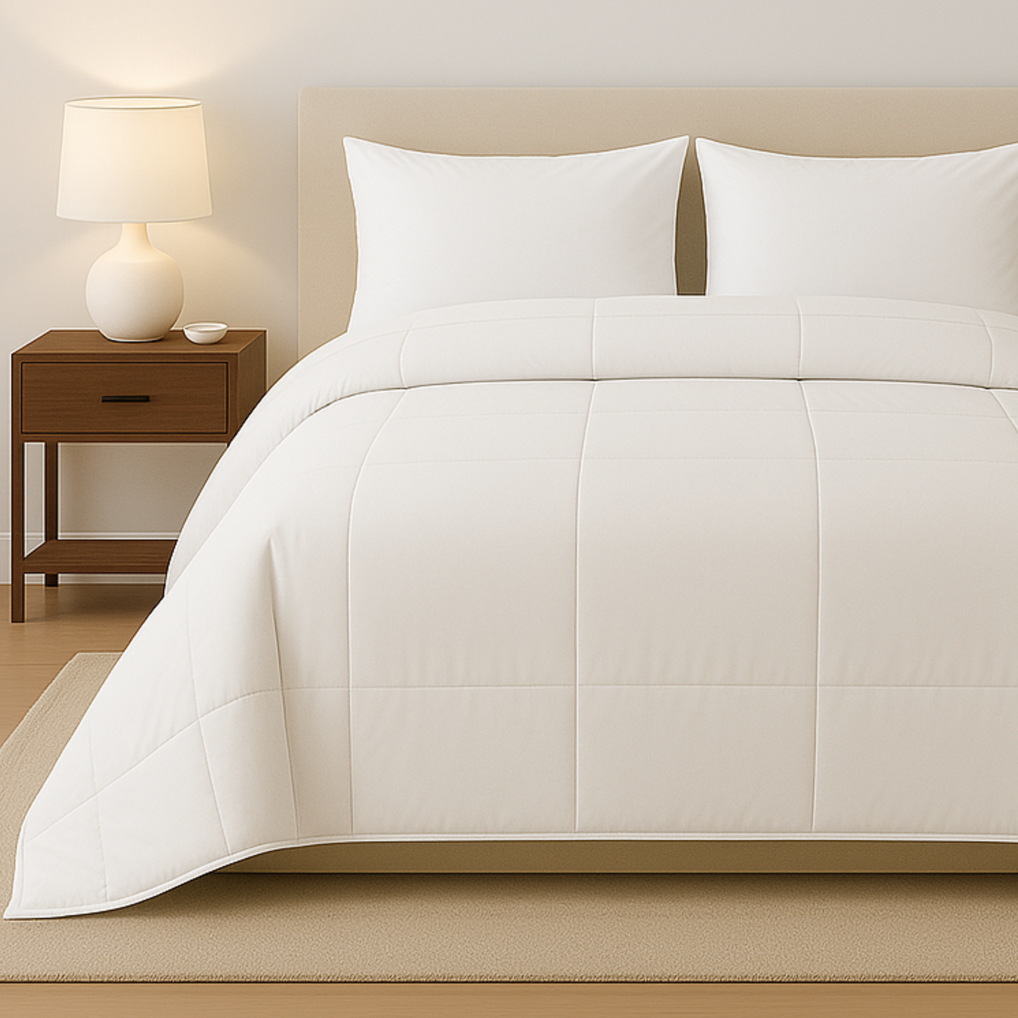 ALVANA Edredón Acolchado Extra Grande Hipoalergénico Relleno Suave de Microfibra Down Alternative Ideal para Todo el Año Uso como Edredón o para Funda Duvet