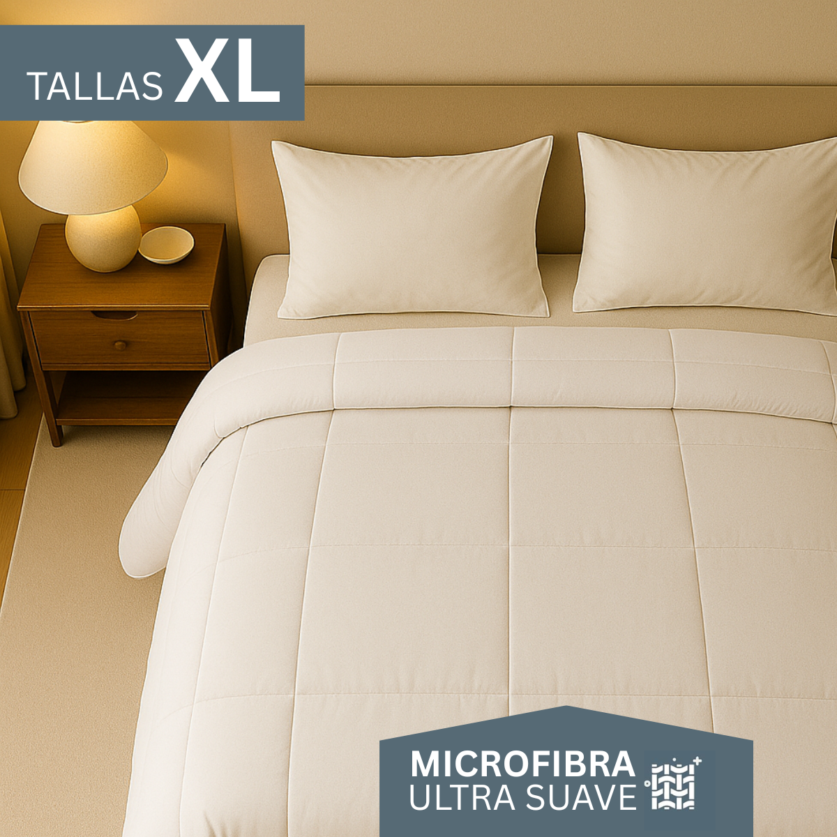 ALVANA Edredón Acolchado Extra Grande Hipoalergénico Relleno Suave de Microfibra Down Alternative Ideal para Todo el Año Uso como Edredón o para Funda Duvet