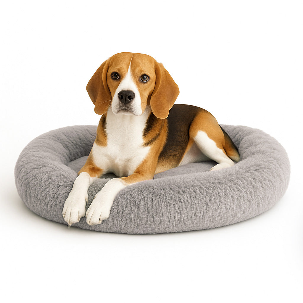 Cama para Mascotas Antiestres Redonda Esponjosa Cómoda Afelpada