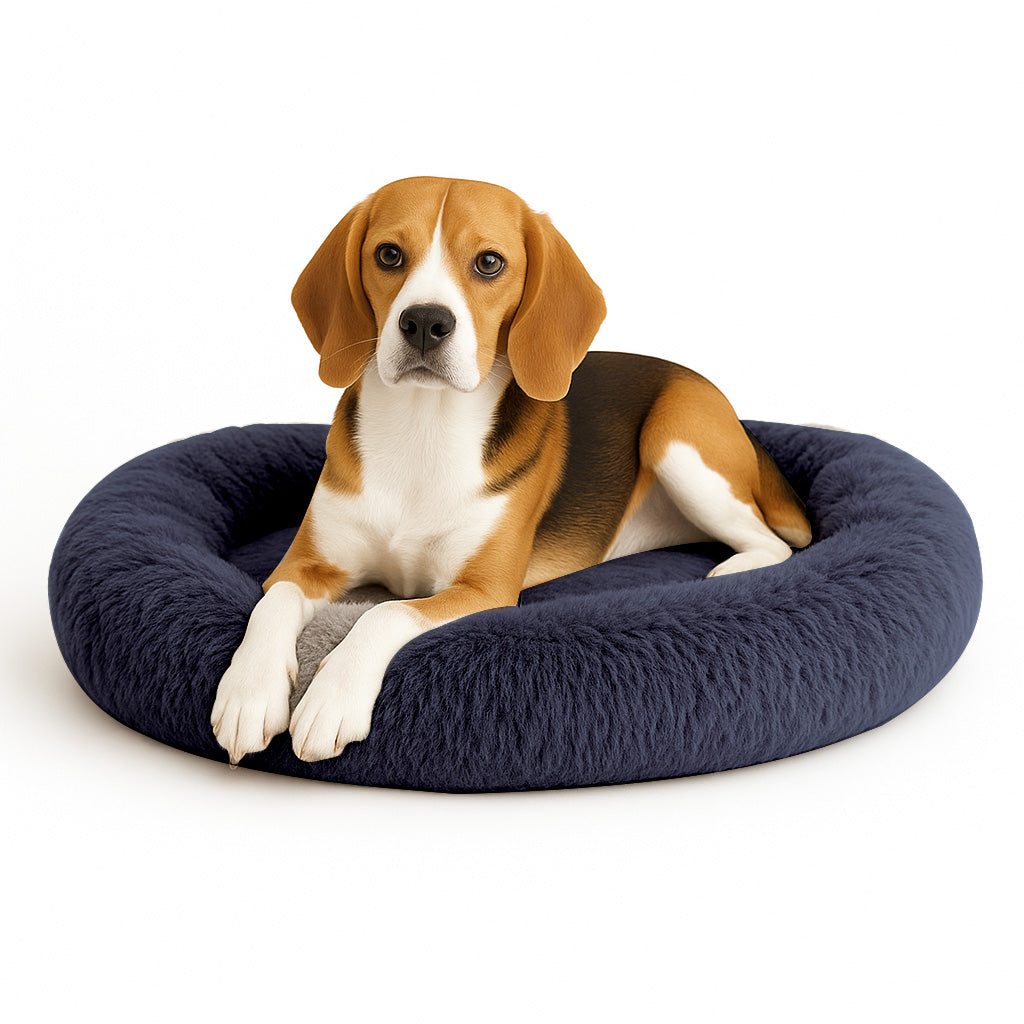Cama para Mascotas Antiestres Redonda Esponjosa Cómoda Afelpada
