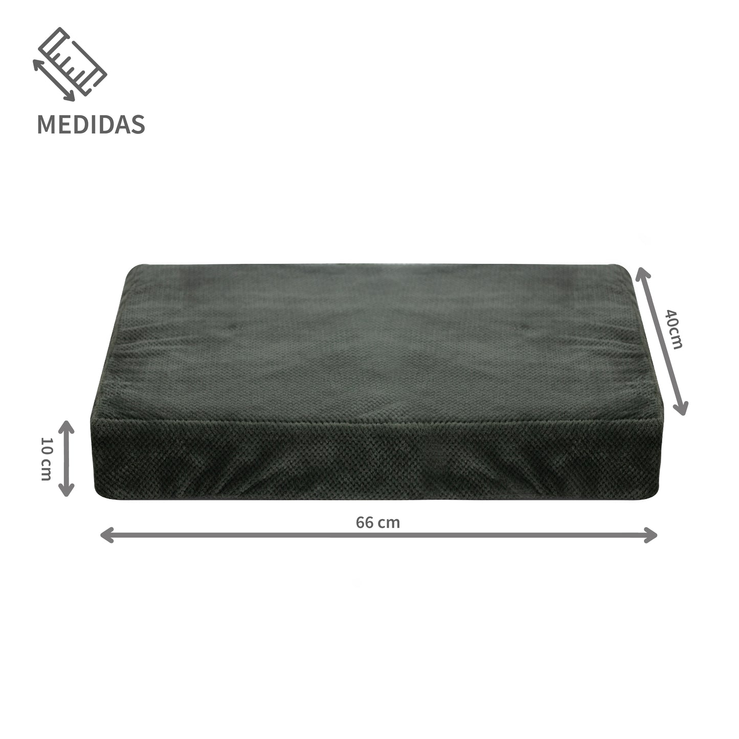 Cama Ortopédica para Perros con Funda Extraíble Espuma Ideal para Interiores o Exteriores