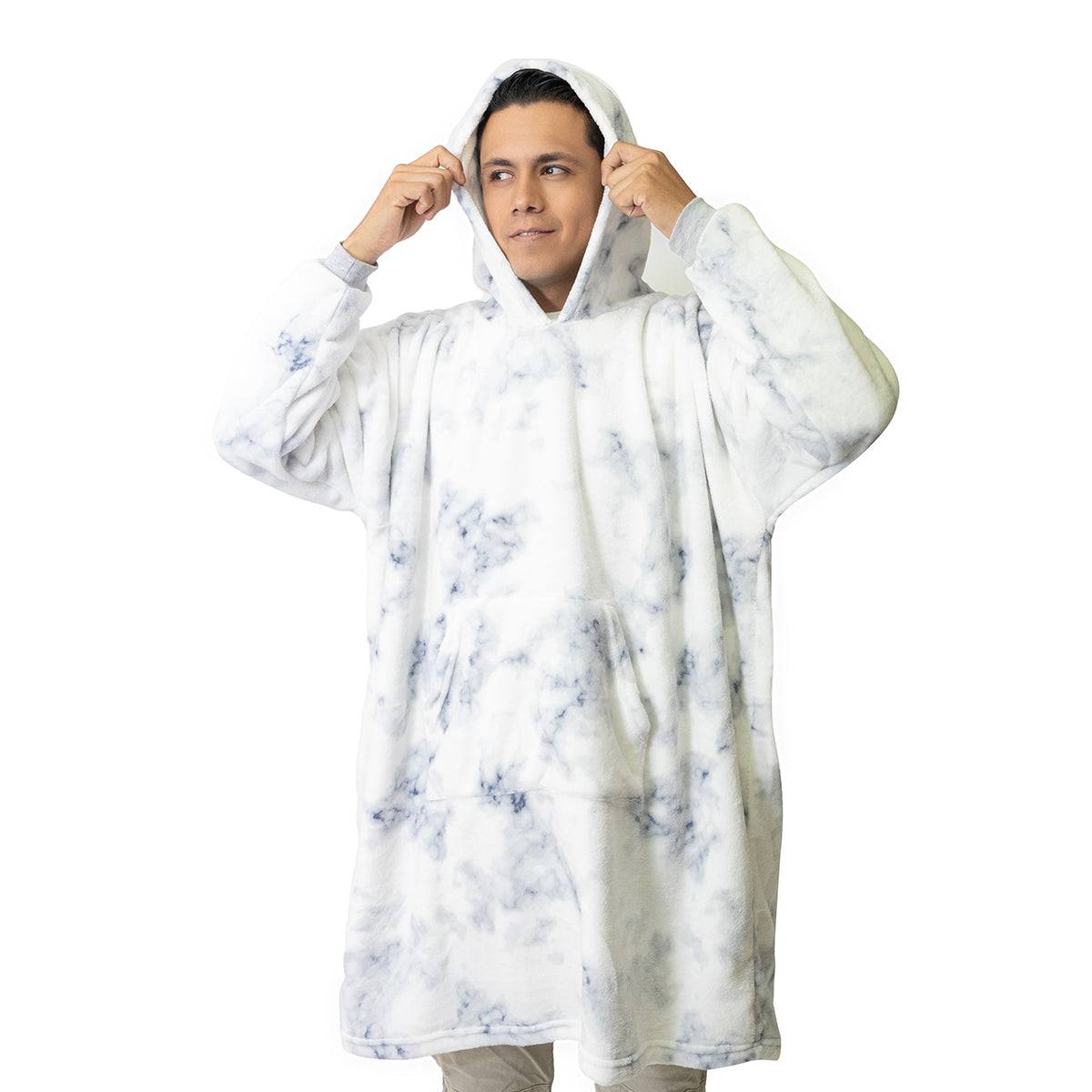 Sudadera Cobija Unisex Talla Unica con Capucha Amplio Bolsillo con Bordes Reforzados 100% Micofibra Fácil Cuidado