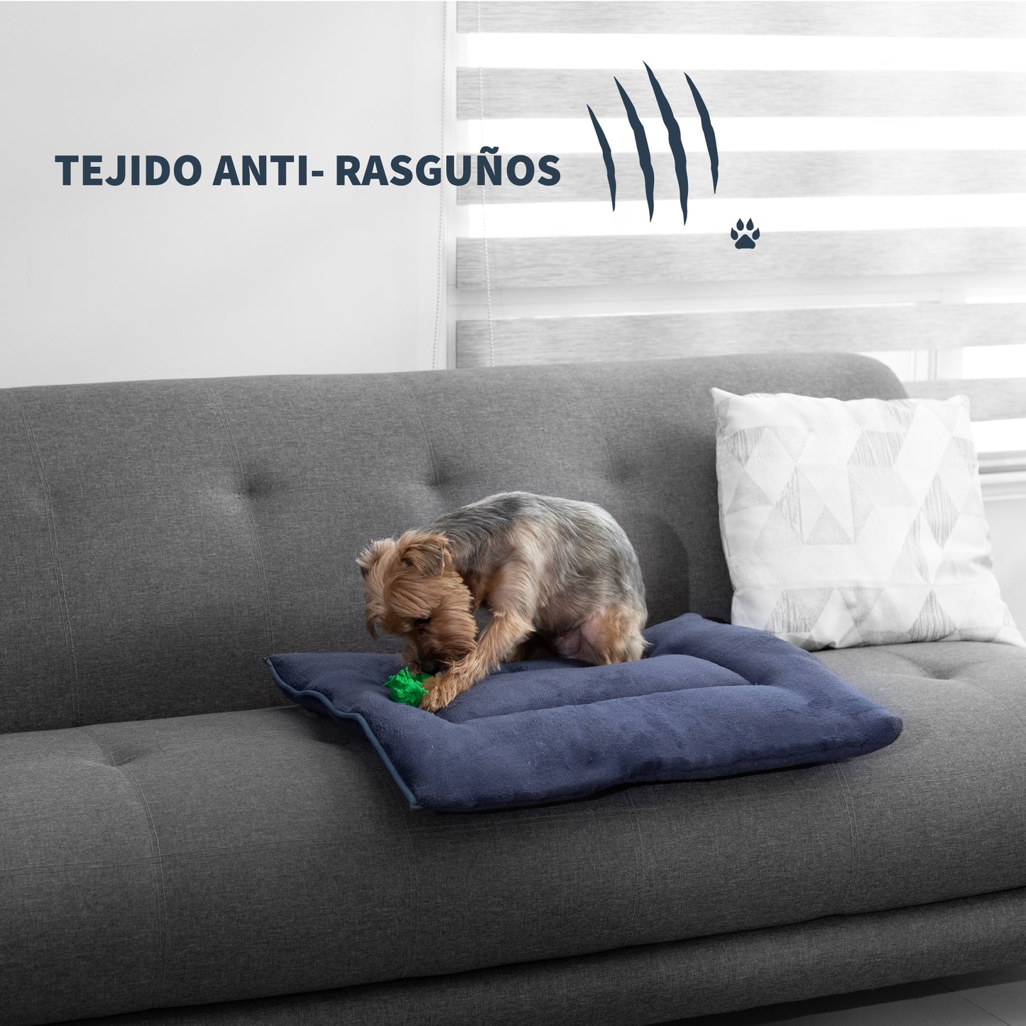 Cama para Mascotas Suave Esponjosa Acogedora Térmica Lavable