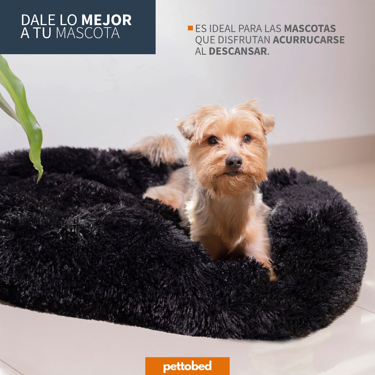 Cama para Mascotas Antiestres Redonda Esponjosa Cómoda Afelpada