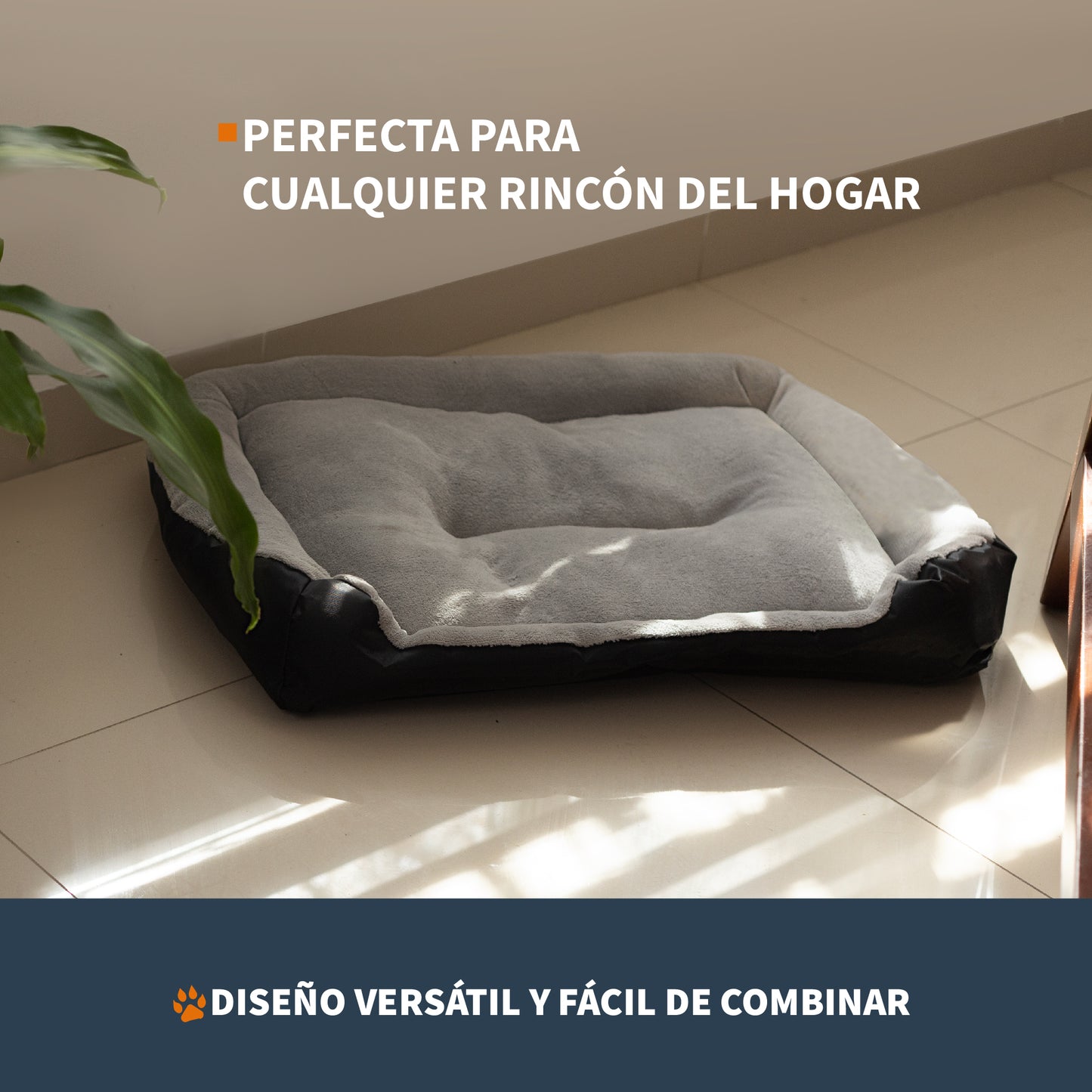 Cama para Perro Redonda Base Estable Cómoda Cama Lavable Anti Estrés para Mascotas 100% Micofibra