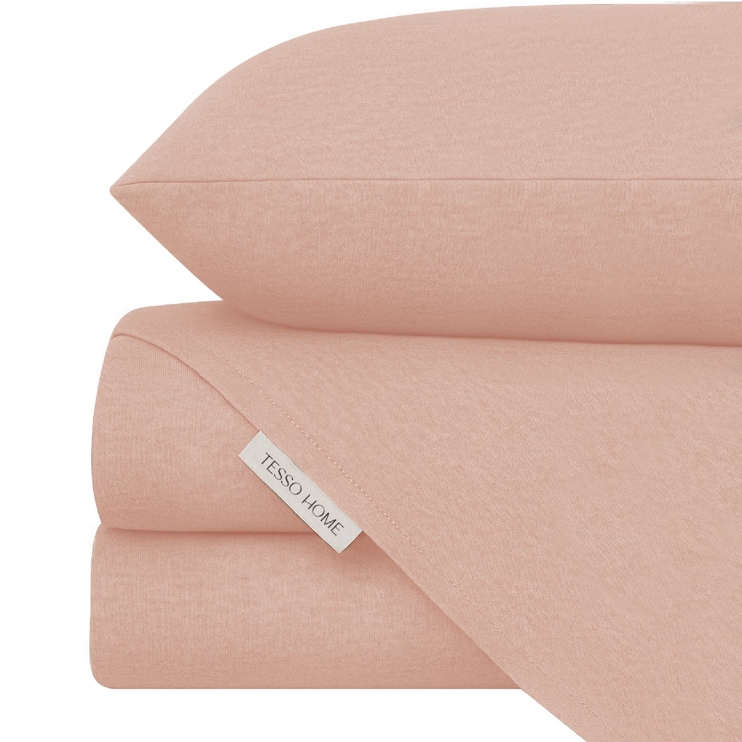 Juego de Sábanas de Camiseta Frescas Tipo Algodón Suave Hipoalergénicas (Incluye Sábana Plana, Sábana de Cajón y Fundas de Almohada)