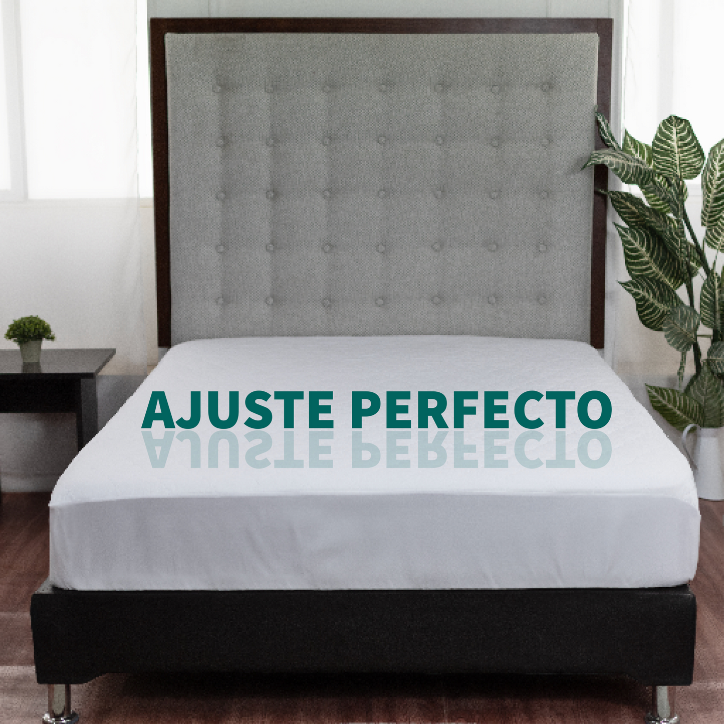 Protector para Colchón-Tela Suave y 100% Impermeable-Hipoalergénico-Antí Ácaros-Suave y Transpirable