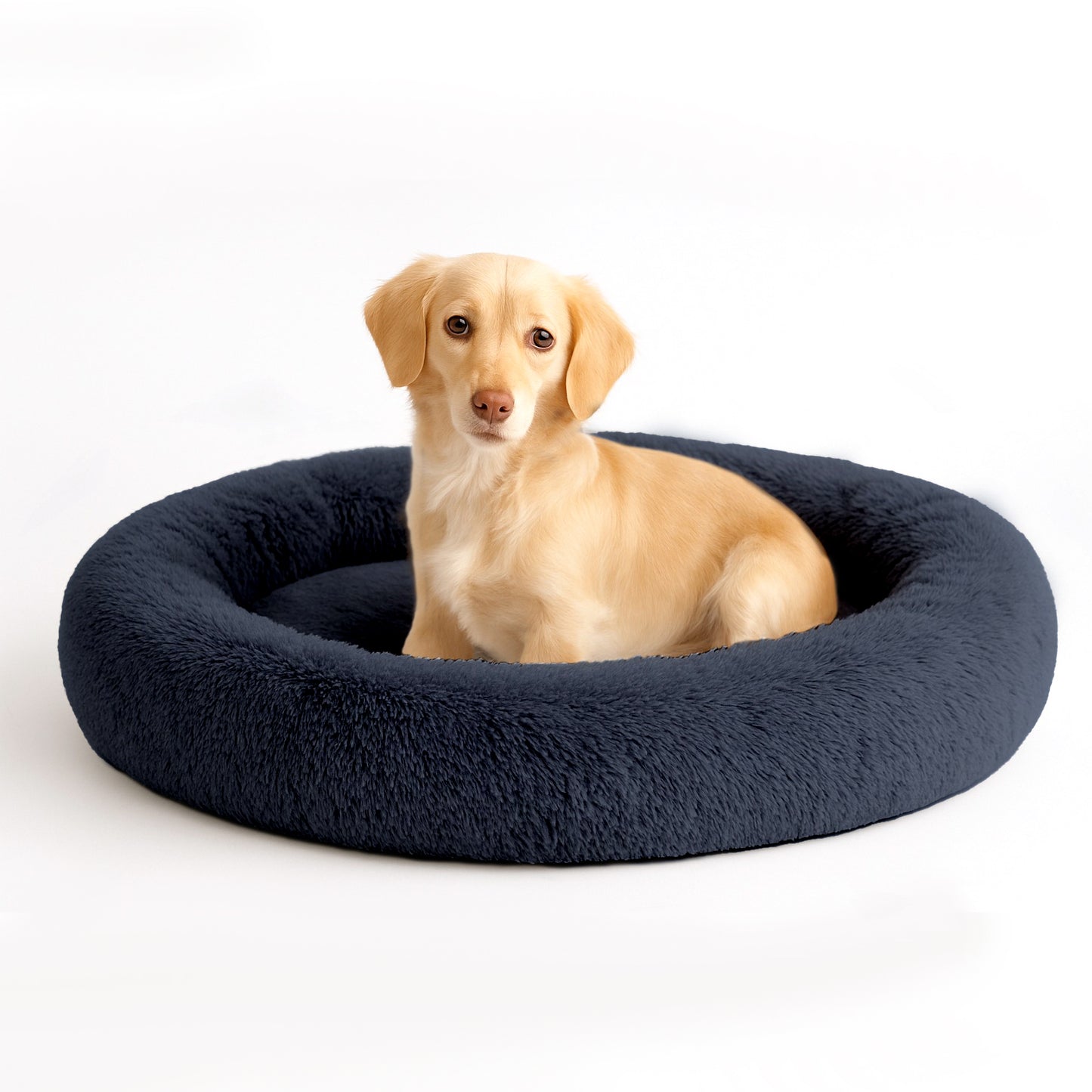 Cama para Mascotas Antiestres Redonda Esponjosa Cómoda Afelpada