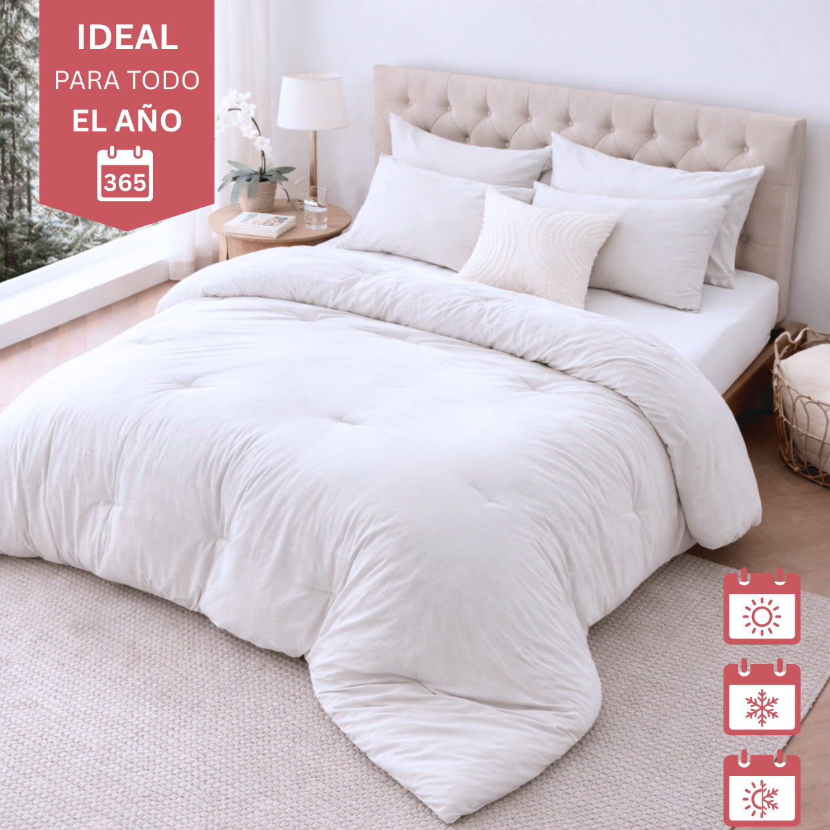 Set de Edredón Essential 3 Piezas
