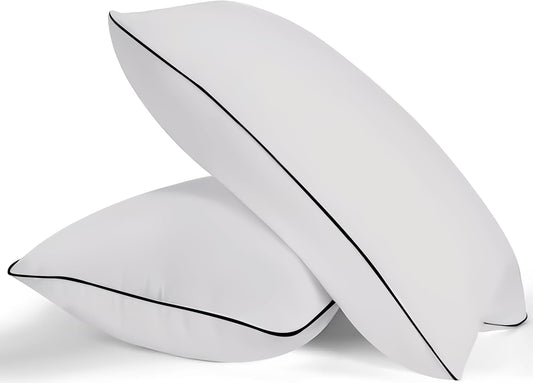 Almohadas Comfort | Firmeza Media | Hipoalergénicas y Antiácaros | Suaves y Lavables | Tecnología Down Alternative