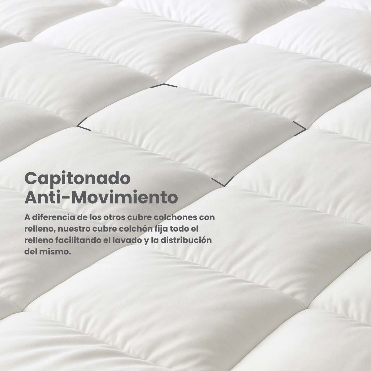 Cubre Colchón Acolchado Premium