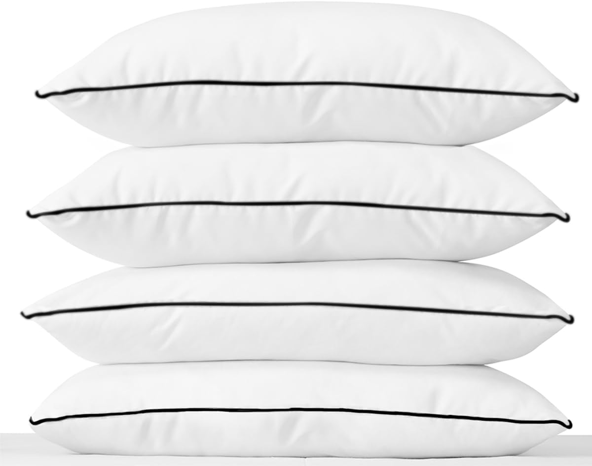 Almohadas Comfort | Firmeza Media | Hipoalergénicas y Antiácaros | Suaves y Lavables | Tecnología Down Alternative