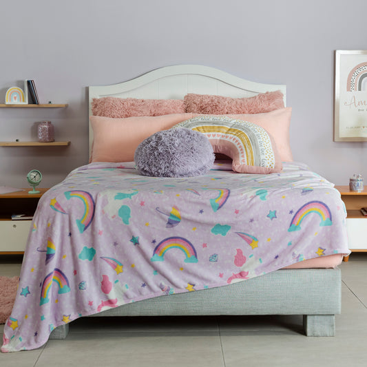 COBERTOR LIGERO FRAZADA SWEET UNICORN
