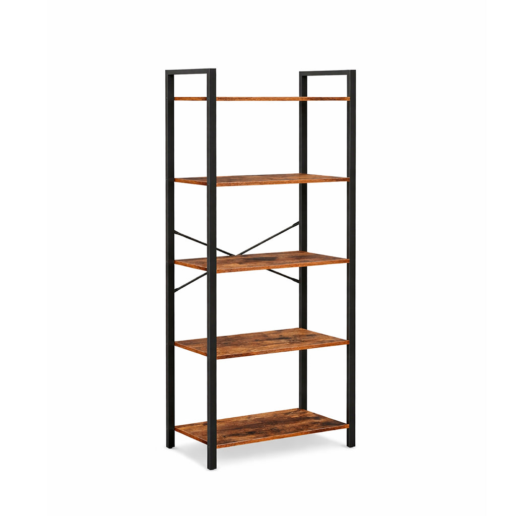 Estantería de Escalera de 5 Niveles con Estante Abierto para Almacenamiento Estantería Industrial y Estantería para Libros Hogar Cocina Oficina Organizador Esquinero