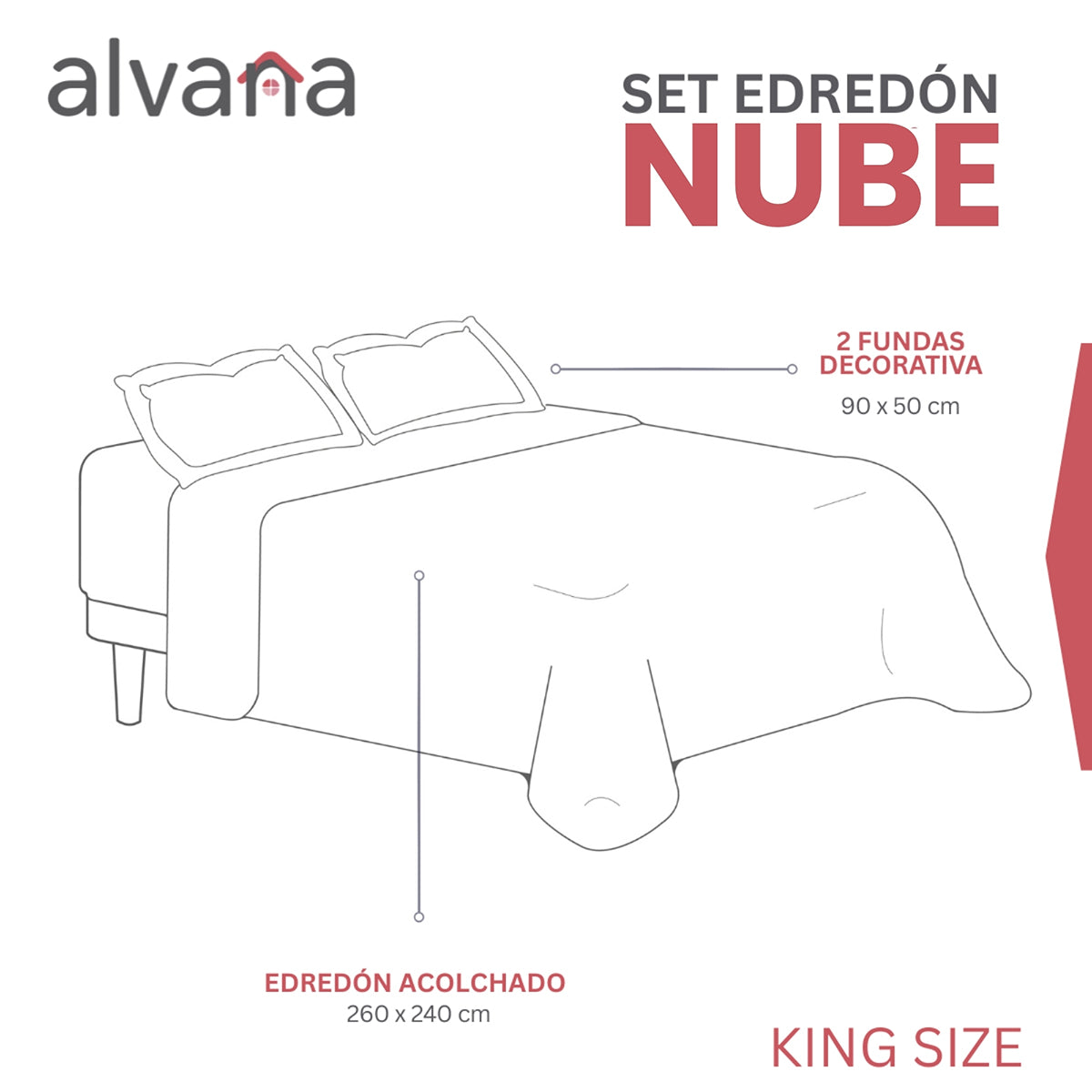 Set Edredón Nube