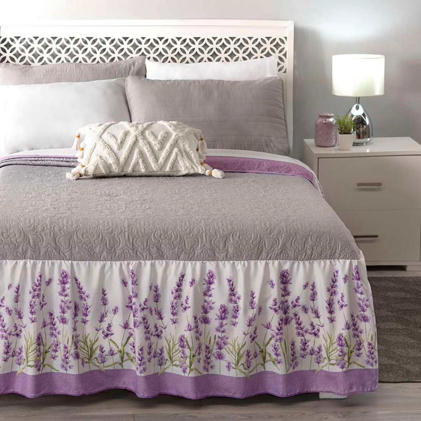 COLCHA MAT LAVANDA