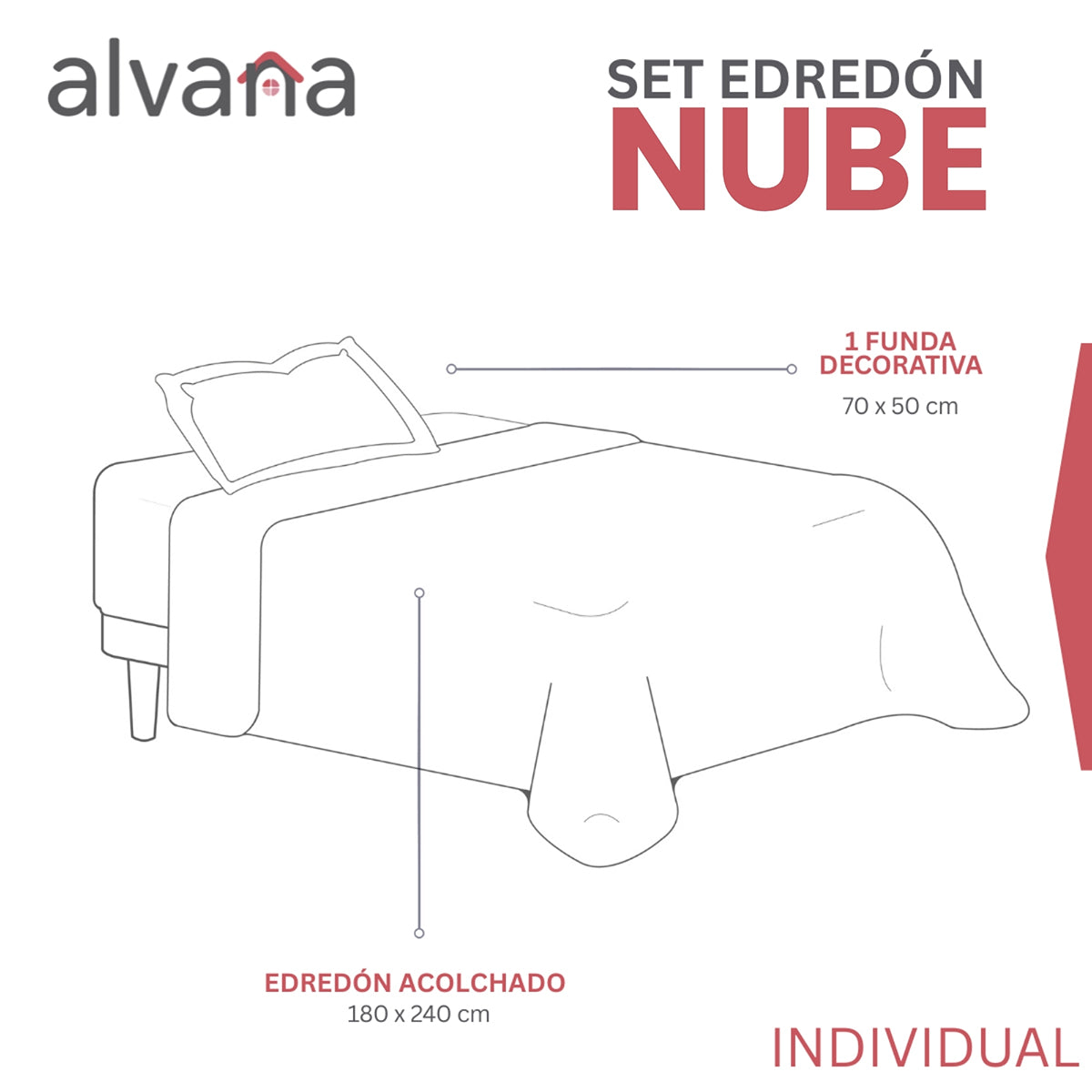 Set Edredón Nube