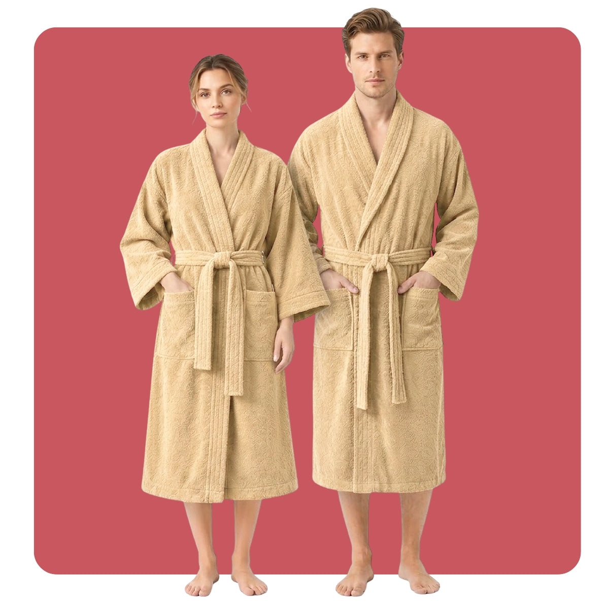 Bata de Baño Unisex Unitalla | Beige