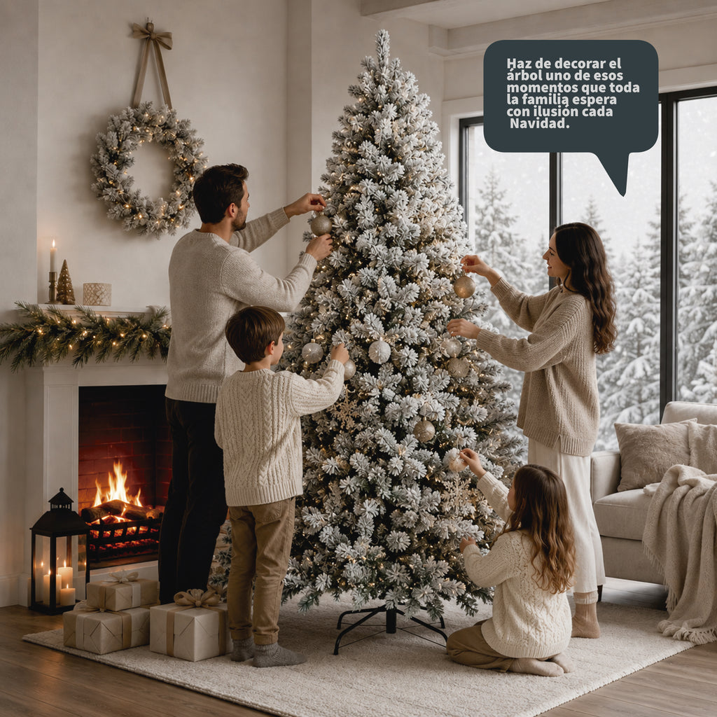 Árbol de Navidad Artificial Nevado