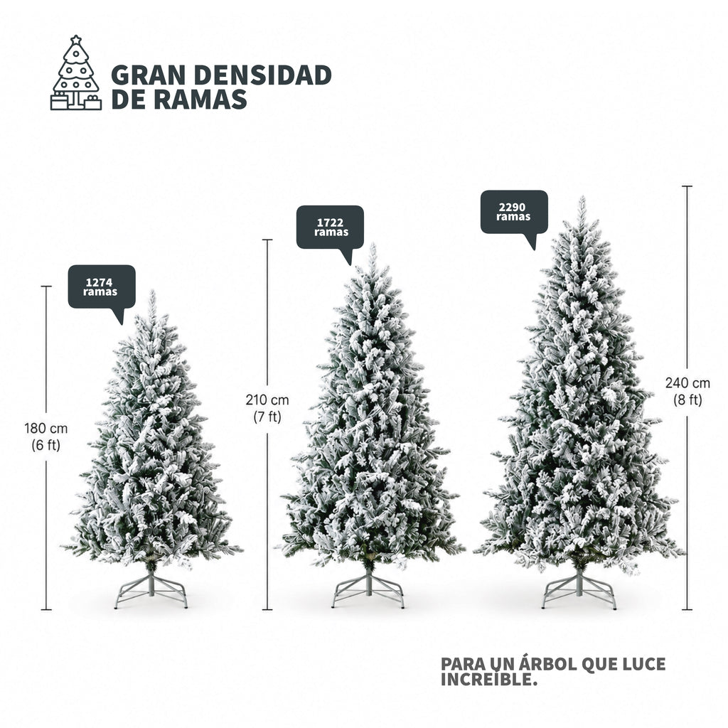 Árbol de Navidad Artificial Nevado