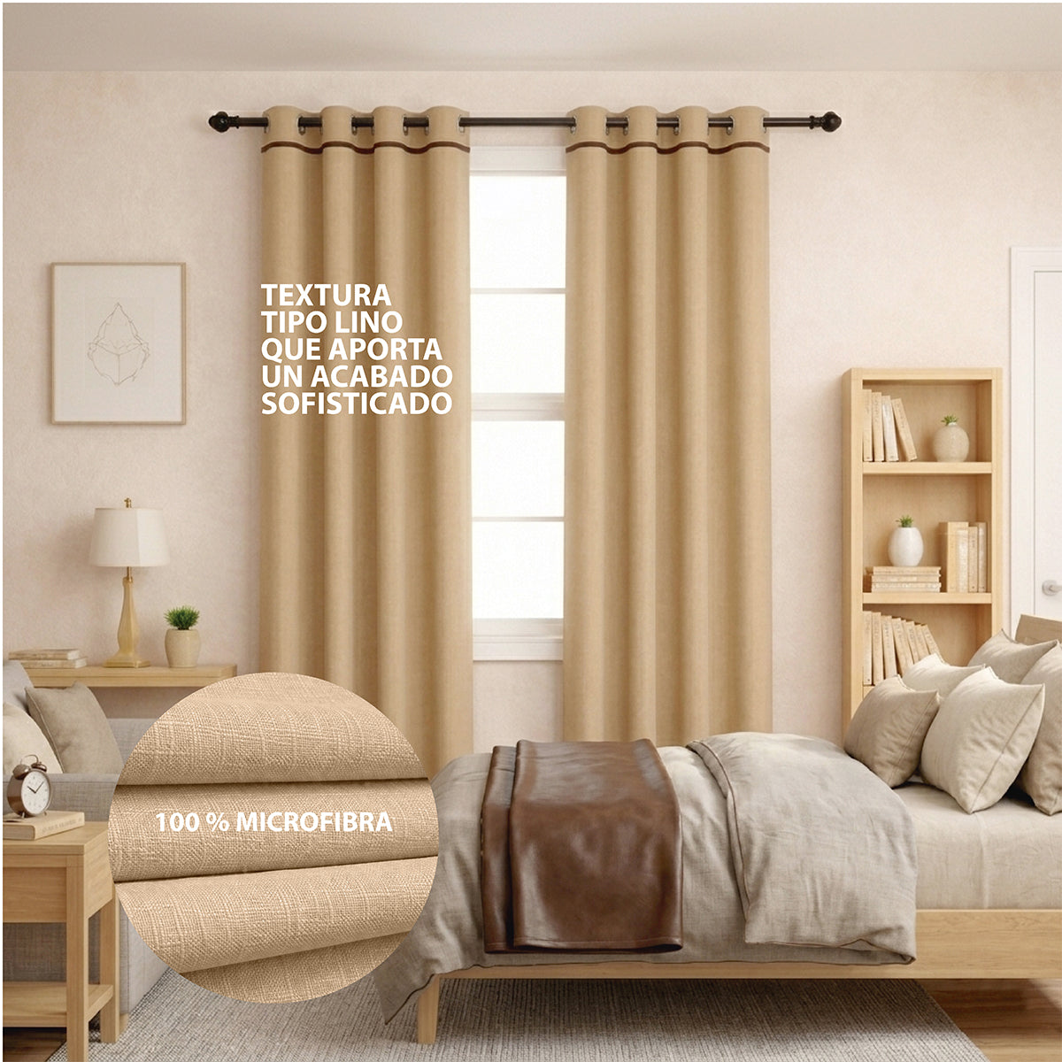 Cortinas Blackout | Beige