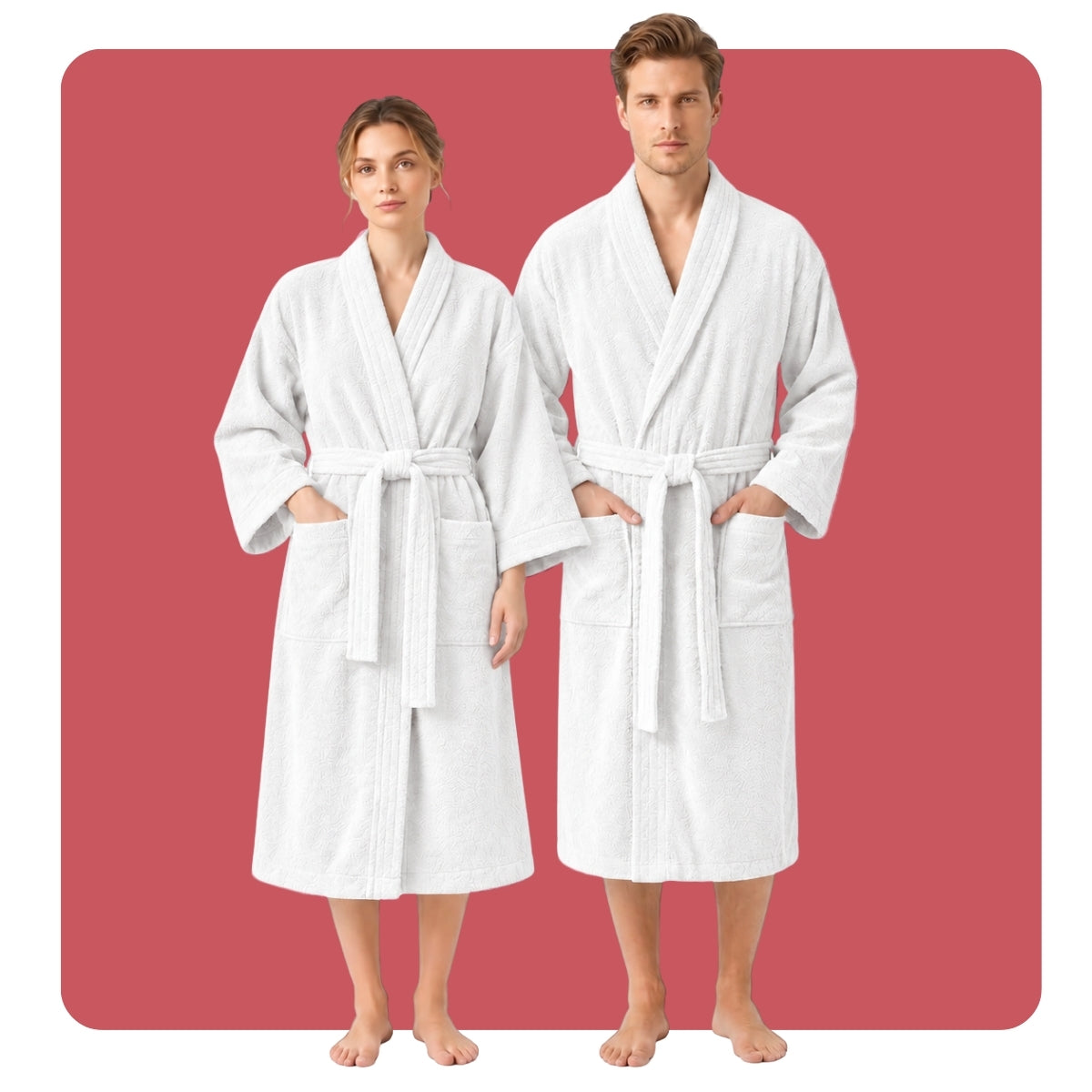 Bata de Baño Unisex Unitalla | Blanco