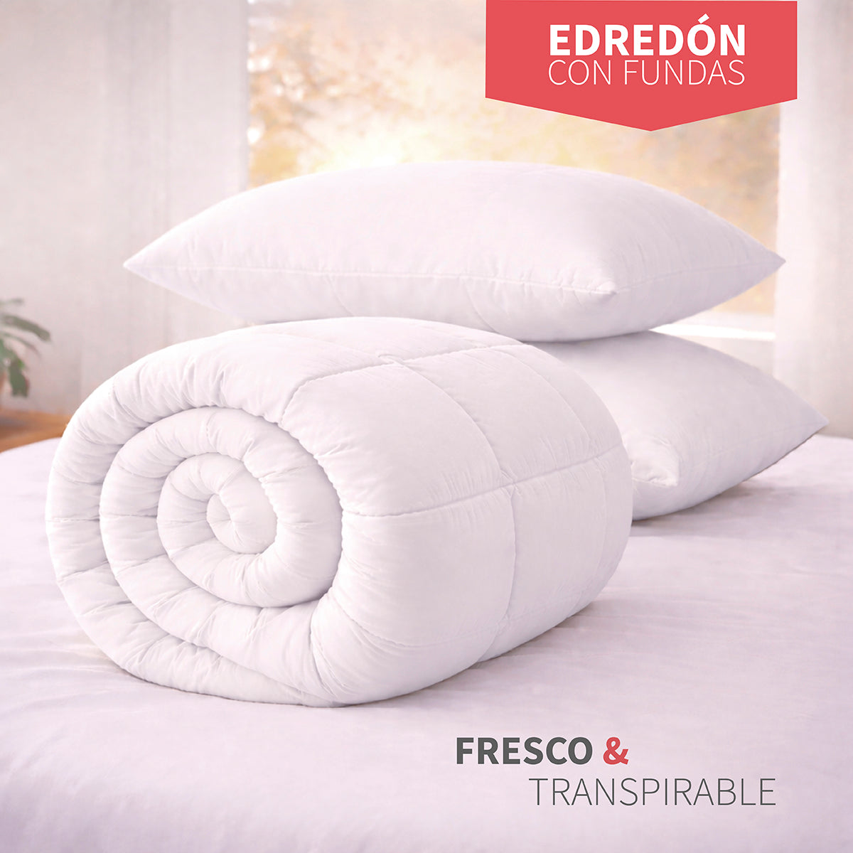 Set de Edredón Confort 3 Piezas
