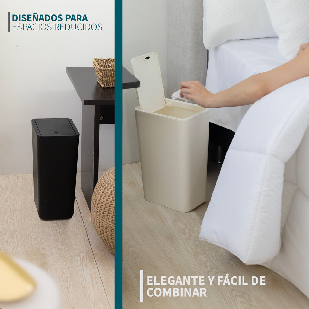 3 Botes de Basura 10 Litros
