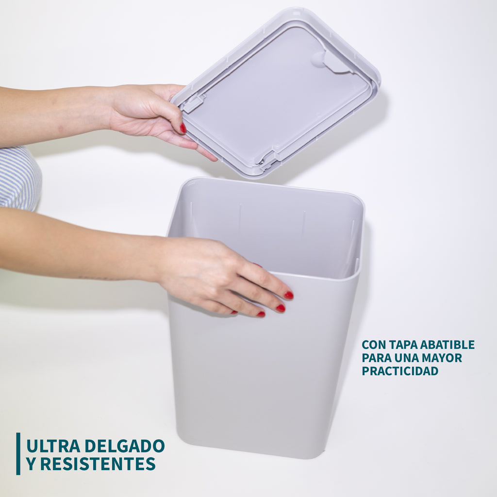 3 Botes de Basura 10 Litros