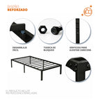 Base de Cama de Acero