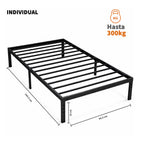 Base de Cama de Acero