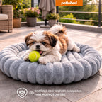 Cama Antiestrés Redonda Mascotas