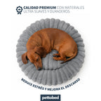 Cama Antiestrés Redonda Mascotas