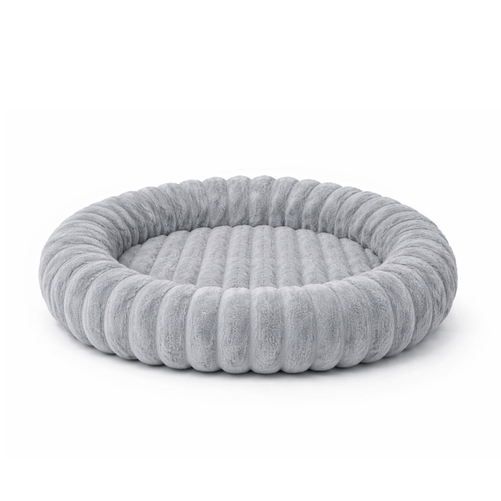Cama Antiestrés Redonda para Perros y Gatos Lavable a Máquina Antideslizante