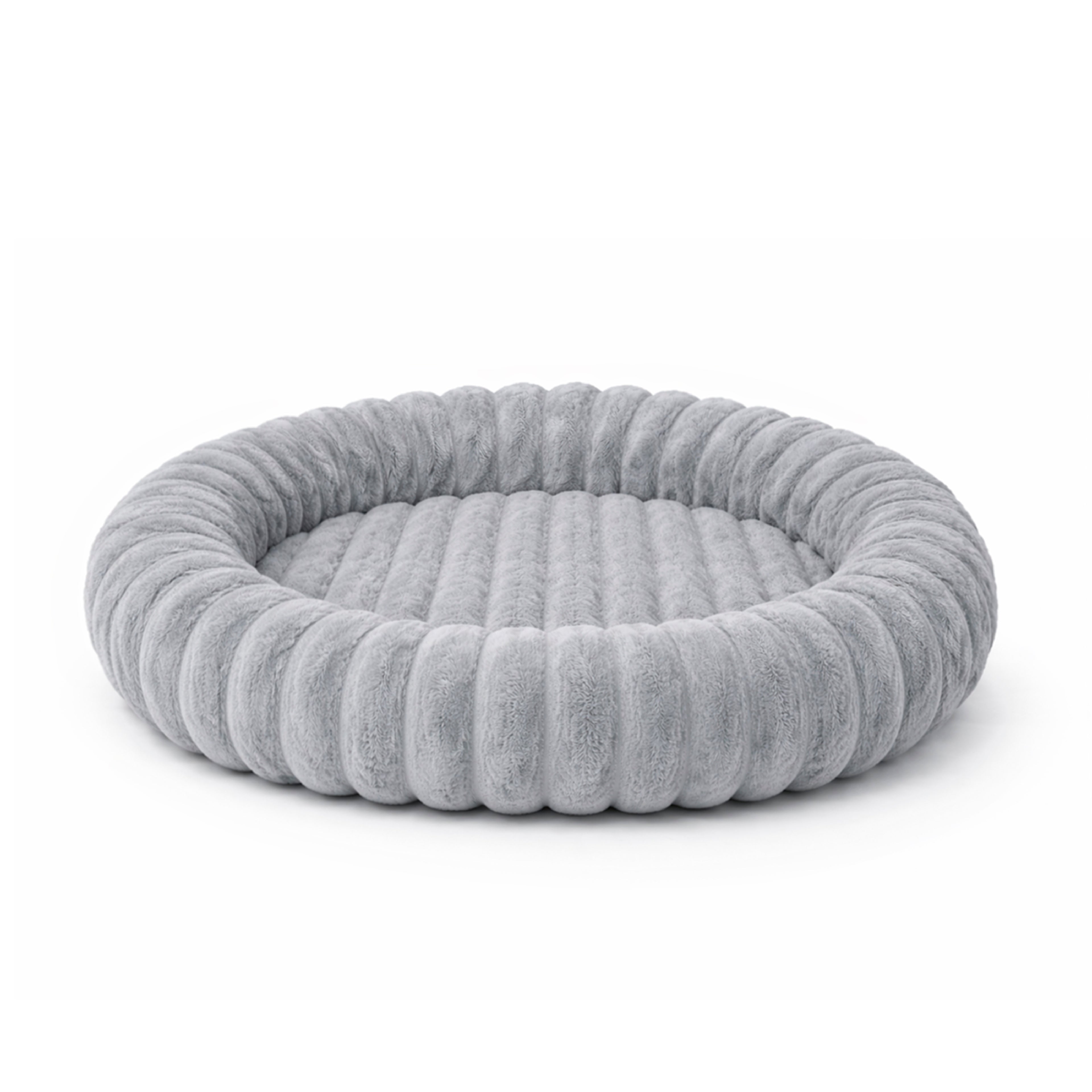 Cama Antiestrés Redonda para Perros y Gatos Lavable a Máquina Antideslizante
