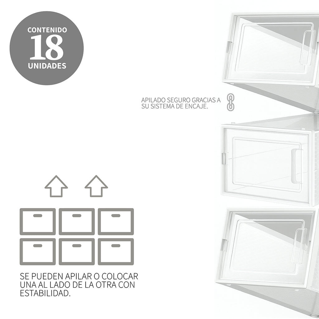 18 Cajas para Zapatos