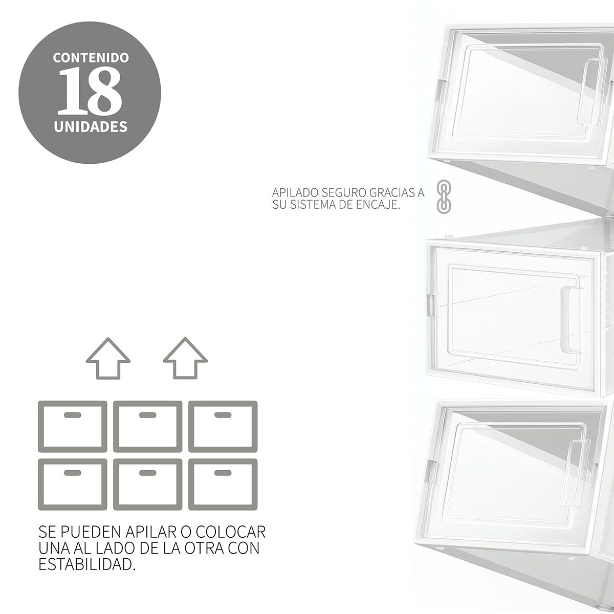 18 Cajas para Zapatos
