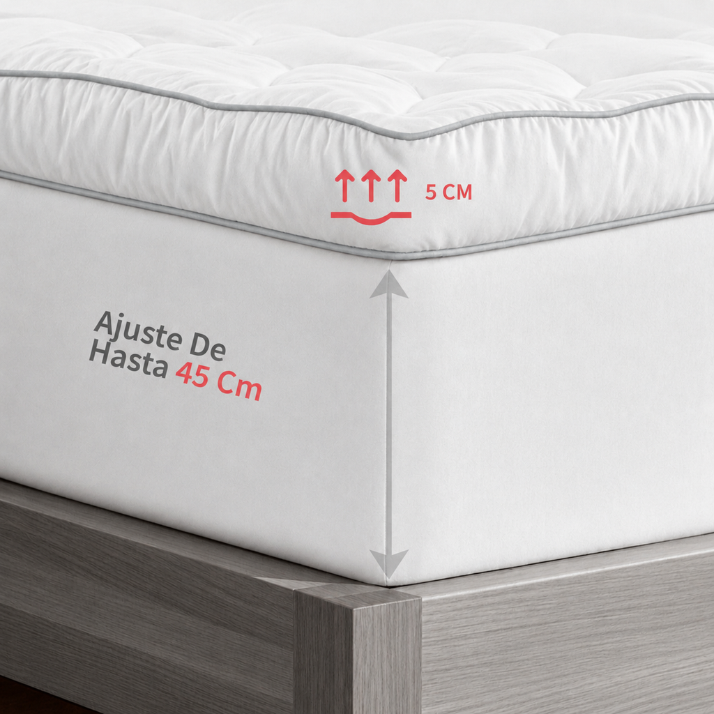 Cubre Colchón Memory Foam