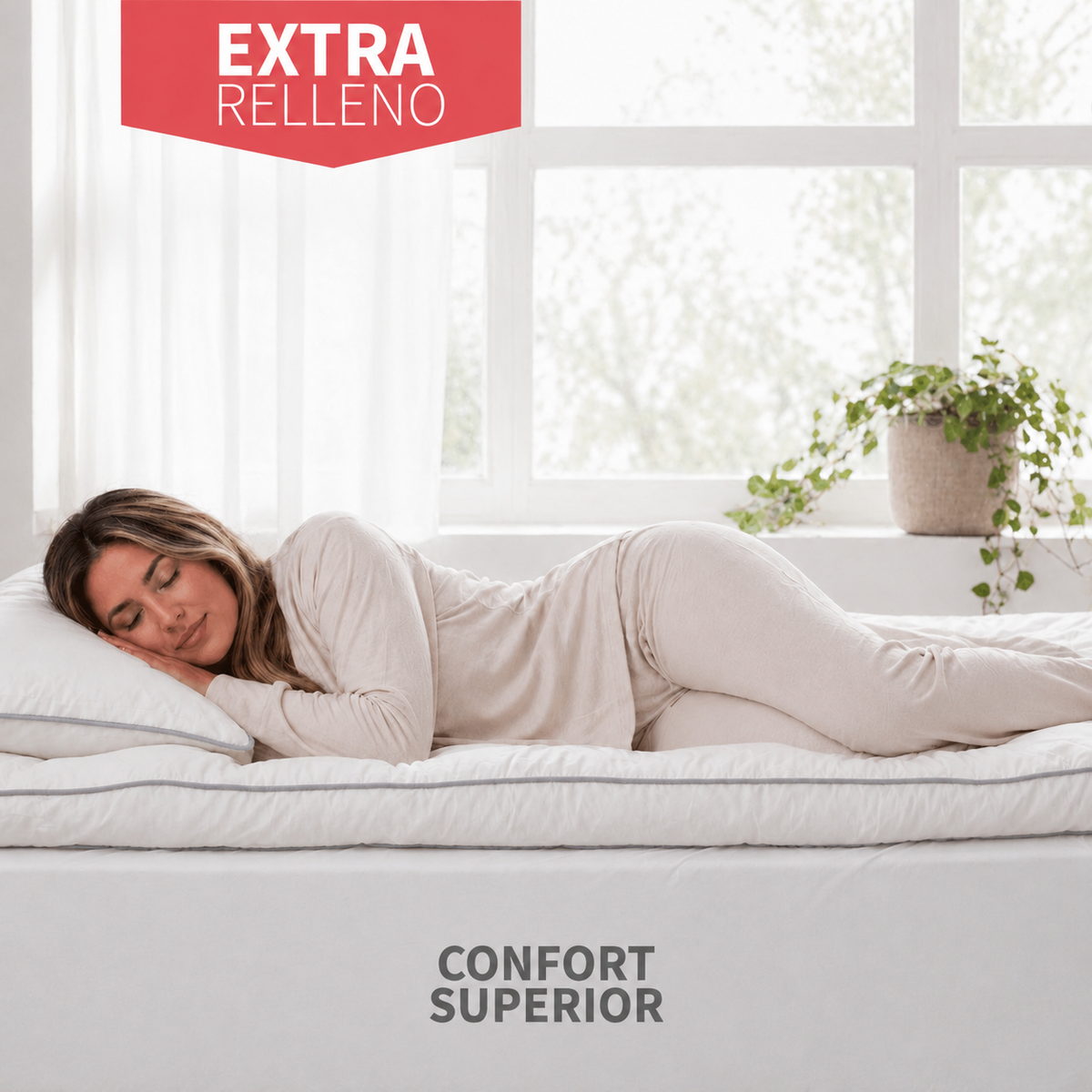 Cubre Colchón Memory Foam
