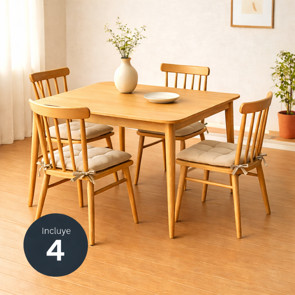 Set 4 Cojines para Silla de Comedor