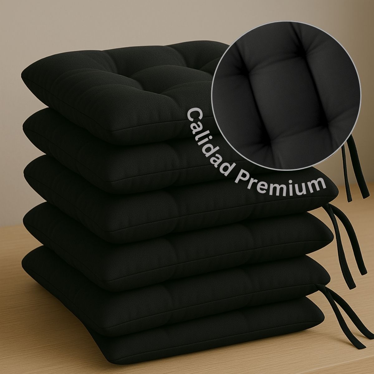 Set 4 Cojines para Silla de Comedor