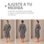 Bata de Baño Unisex Unitalla | Gris