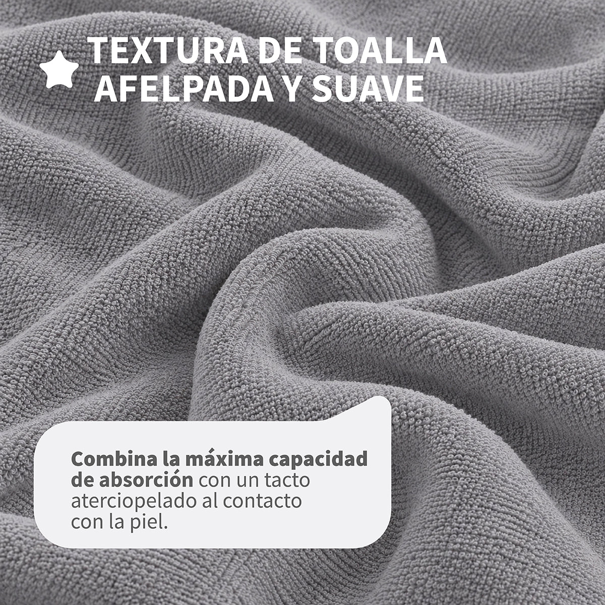 Bata de Baño Unisex Unitalla | Gris