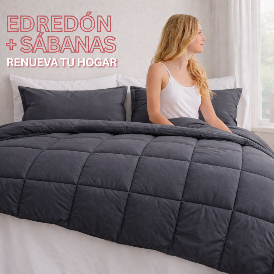 Set de Edredón Confort 7 Piezas