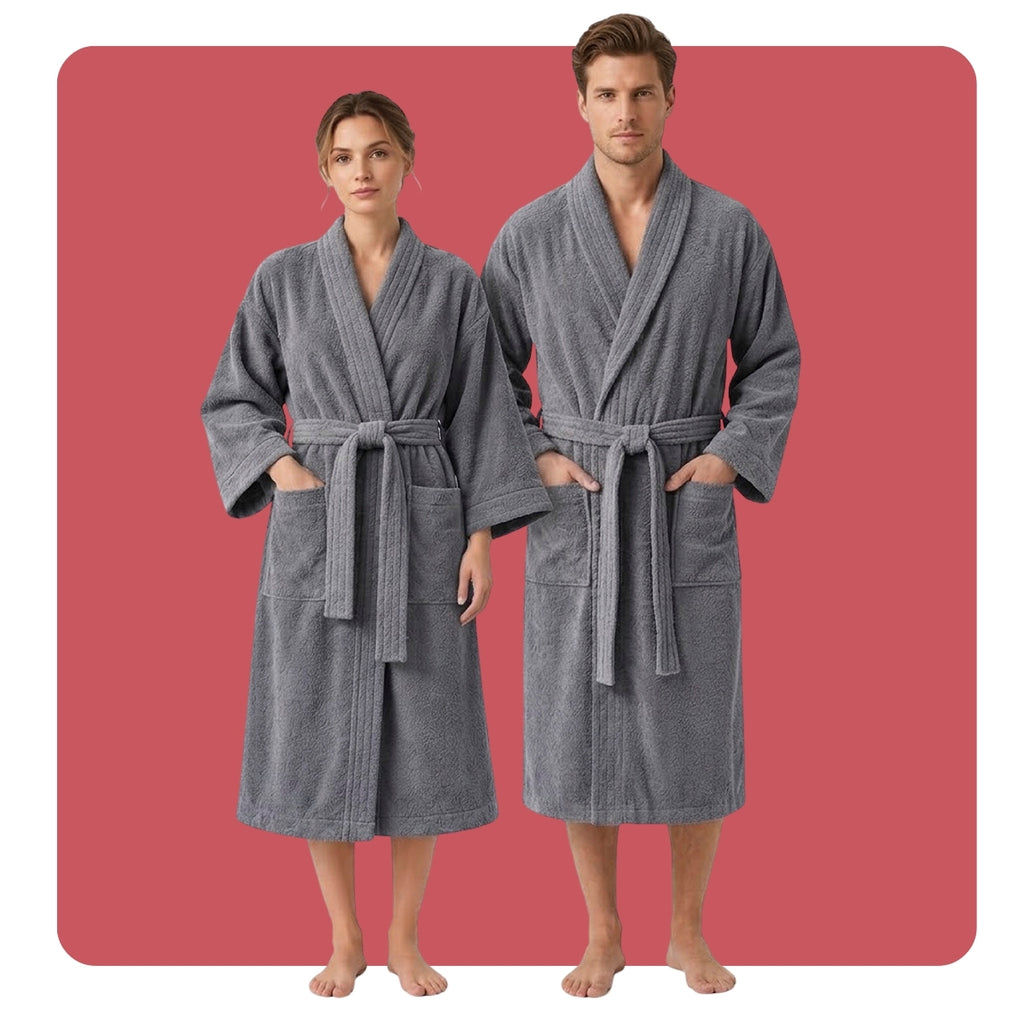 Bata de Baño Unisex Unitalla | Gris