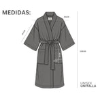 Bata de Baño Unisex Unitalla - Guía de tallas