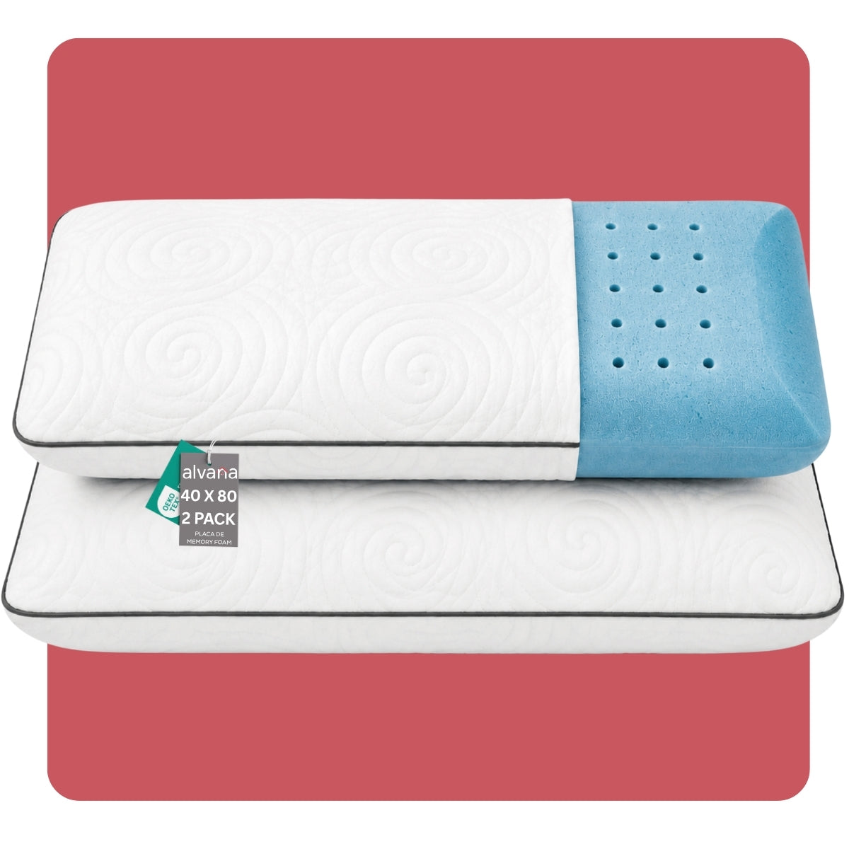 Almohadas Blue Gel