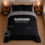 Set de Edredón Ligero | Negro/Gris